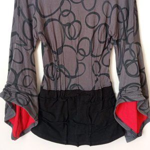 VINTAGE Fink Bell Sleeve Top